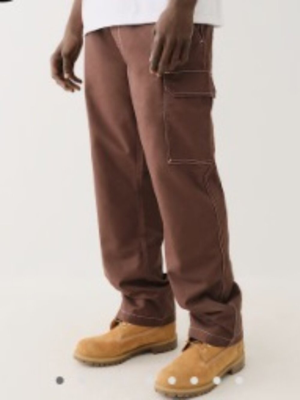 True Religion Baggy Cargo Pants Bracken Curry Straight Leg Utility Pants Size 36